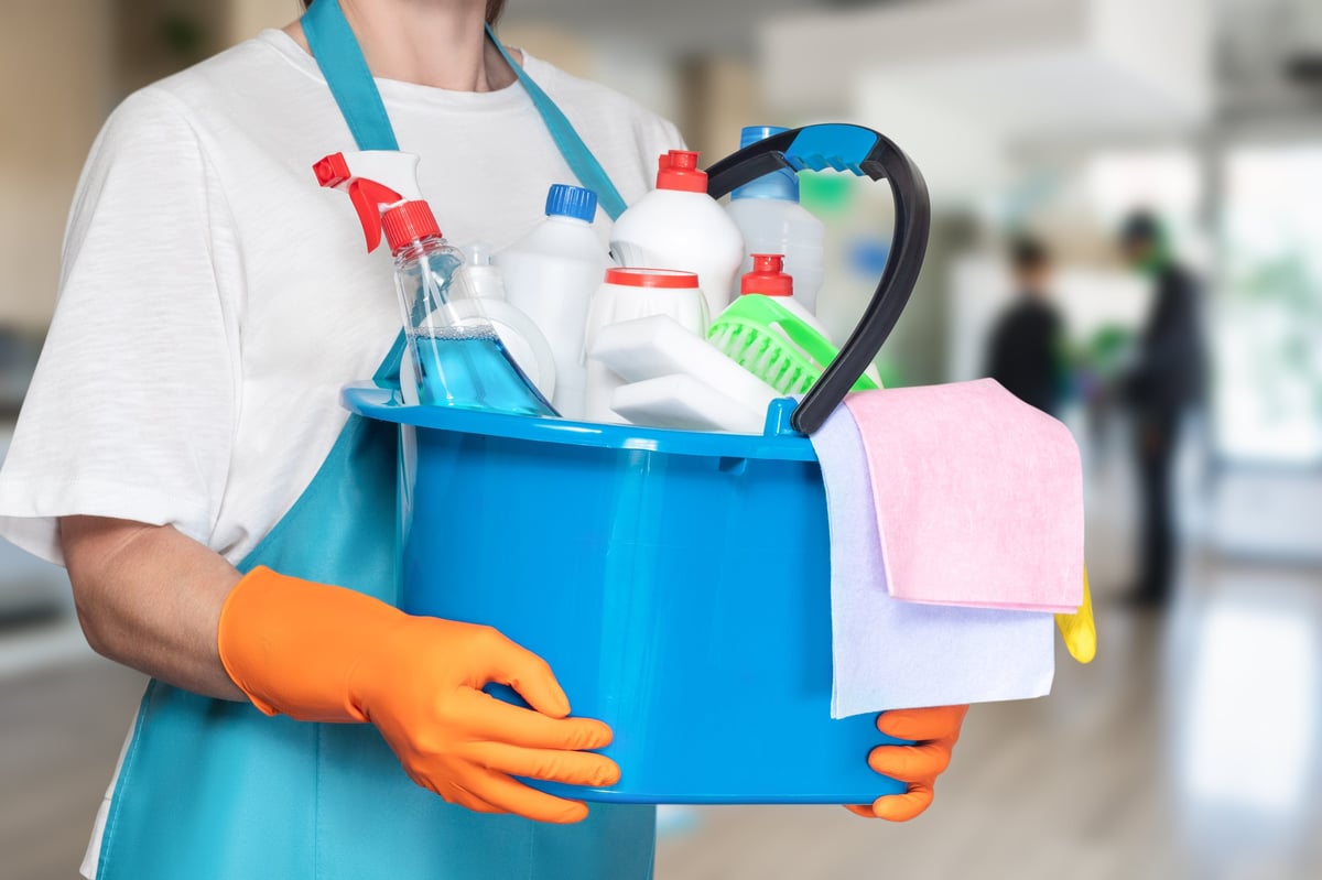 Professional cleaning equipment and supplies